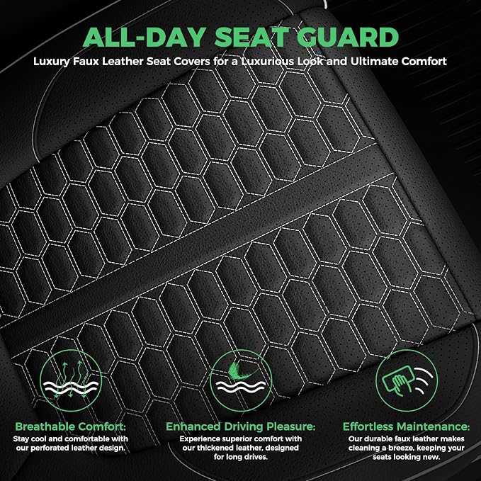 Faux Leather Seat Covers for Chevrolet Silverado / GMC Sierra