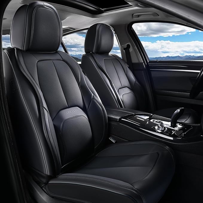Universal Seat Covers — Front Seat — Black