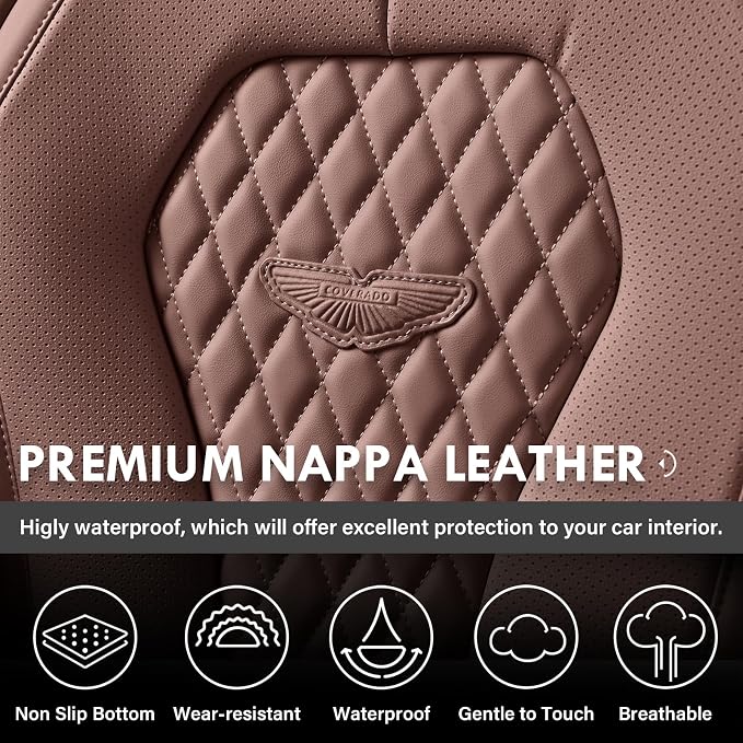 Universal Seat Covers — Front Seat — Coffee