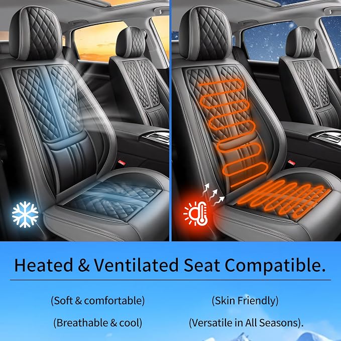 Seat Covers for Nissan Versa — Front Seat — Gray