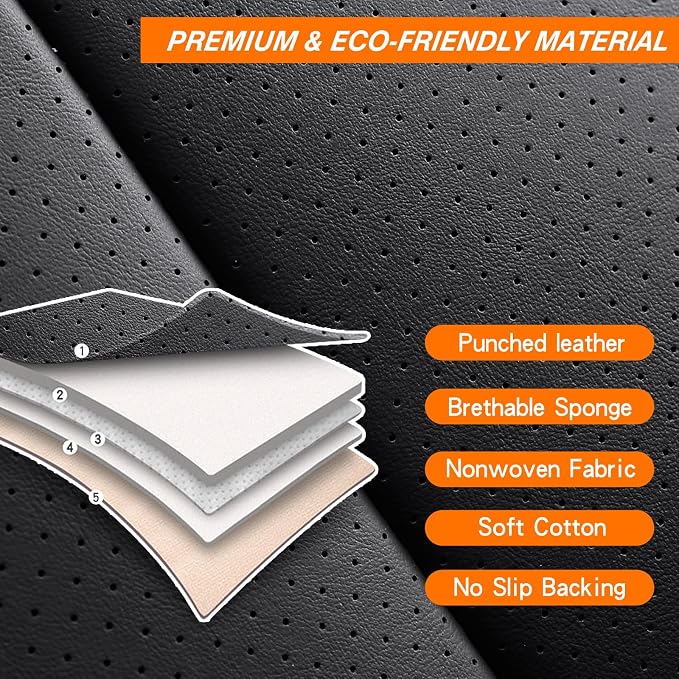 Universal Seat Covers — Front Seat — Black