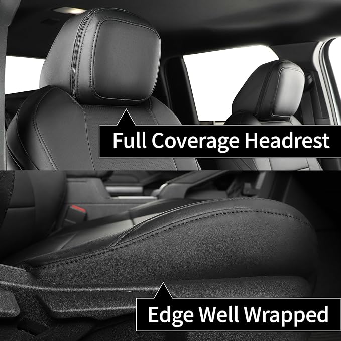 Seat Covers for Toyota Tacoma — Front Seat — Black