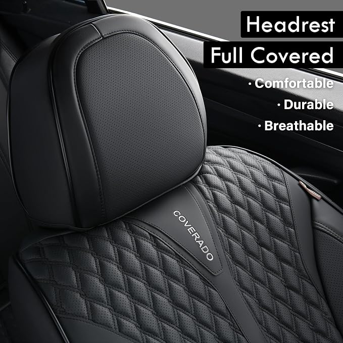 Universal Seat Covers — Full Set — Black