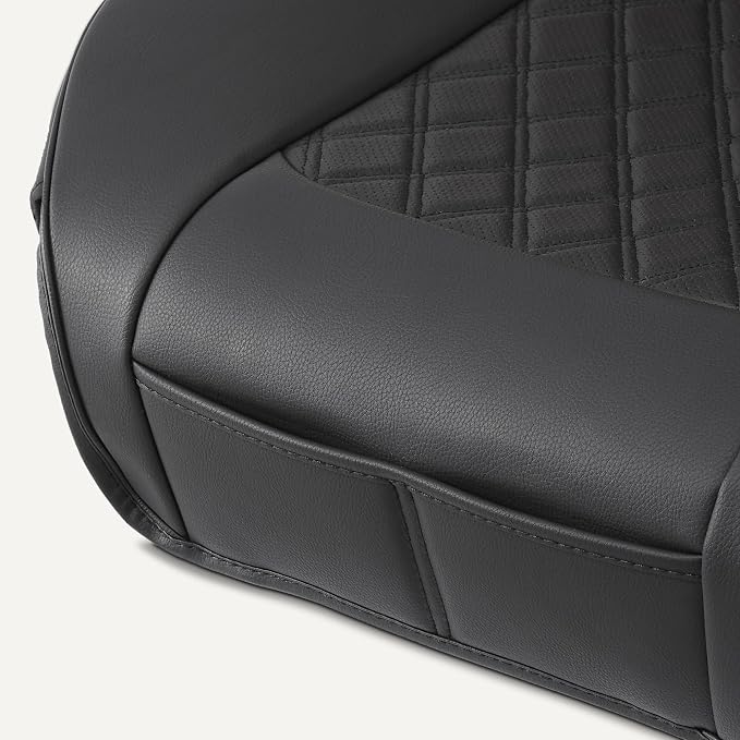 Universal Faux Leather Seat Covers — Front Seat