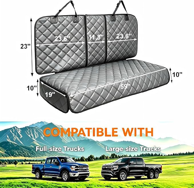 Pet Car Seat Protector — Gray