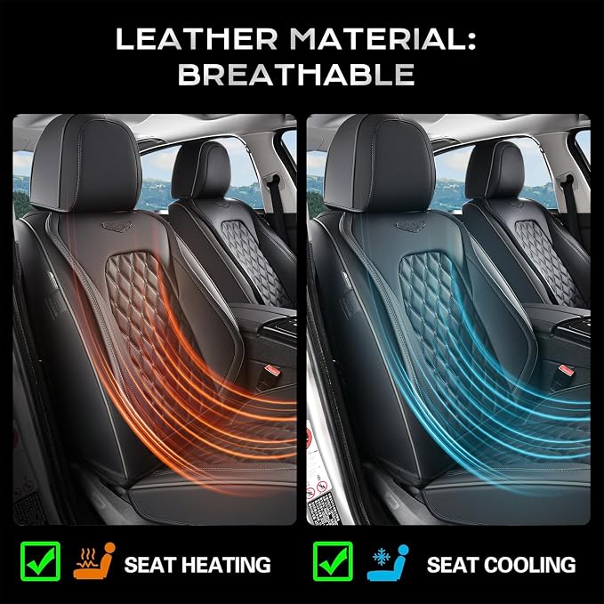 Universal Seat Covers — Full Set — Black