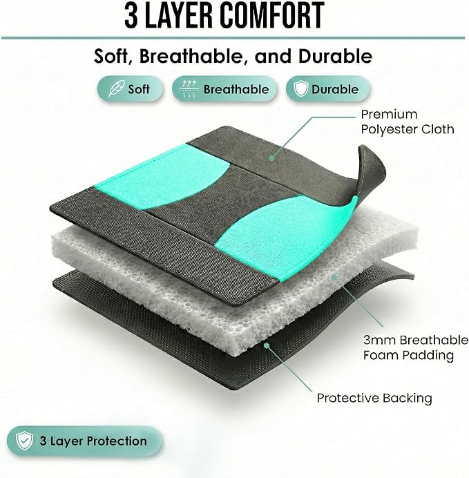 Universal Fabric Seat Covers — Full Set