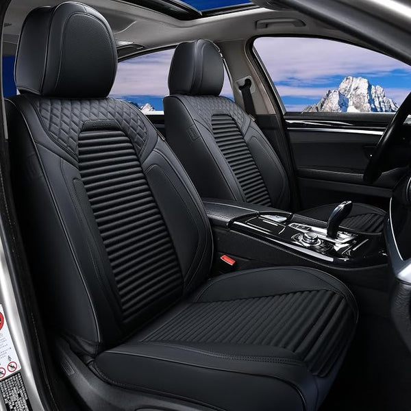 Universal Seat Covers — Front Seat — Black / Red