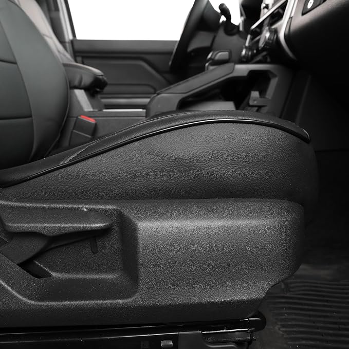 Faux Leather Seat Covers for Toyota Tacoma — Full Set — Black