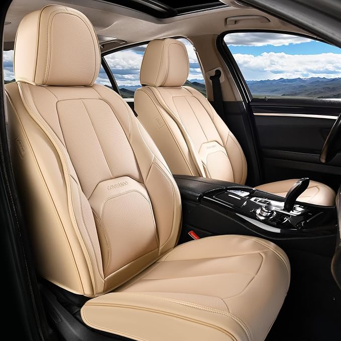 Universal Seat Covers — Full Set — Beige