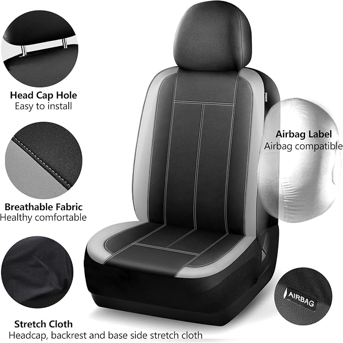 Universal Neoprene Seat Covers — Full Set