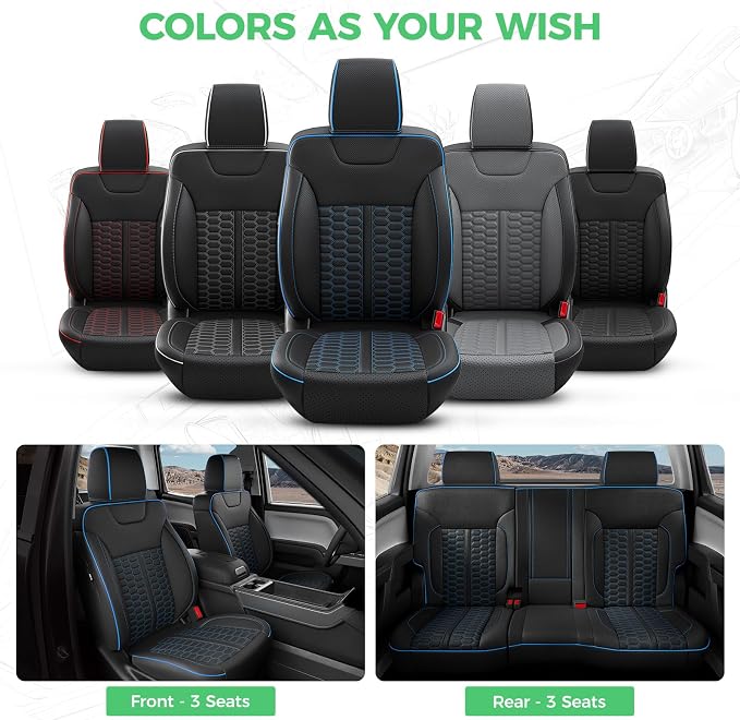 Faux Leather Seat Covers for Chevrolet Silverado / GMC Sierra