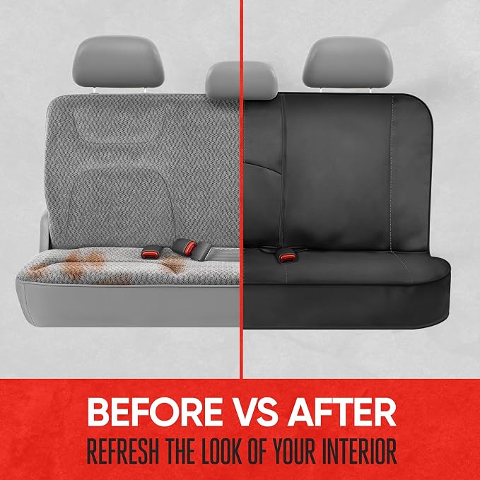 Pet Car Seat Protector — Black / Beige