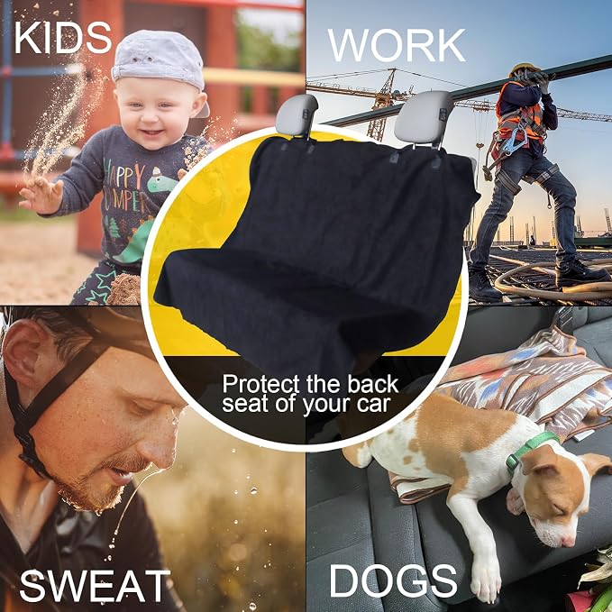 Pet Car Seat Protector — Black