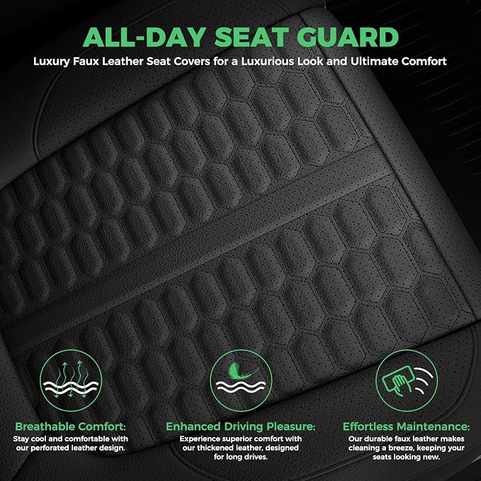 Faux Leather Seat Covers for Chevrolet Silverado / GMC Sierra
