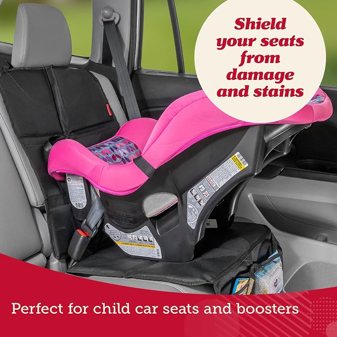 Child Car Seat Protector — Gray