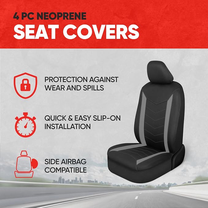 Pet Car Seat Protector — Black / Gray