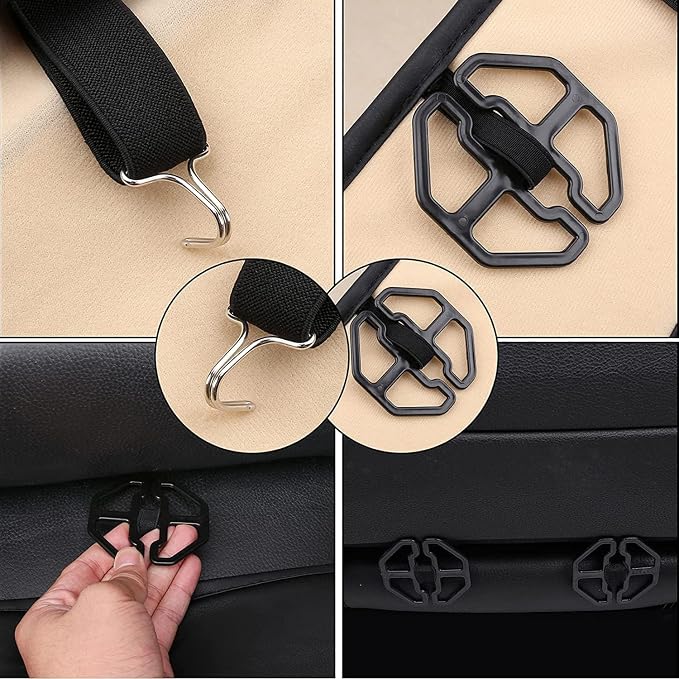Universal Seat Covers — Front Seat — Black