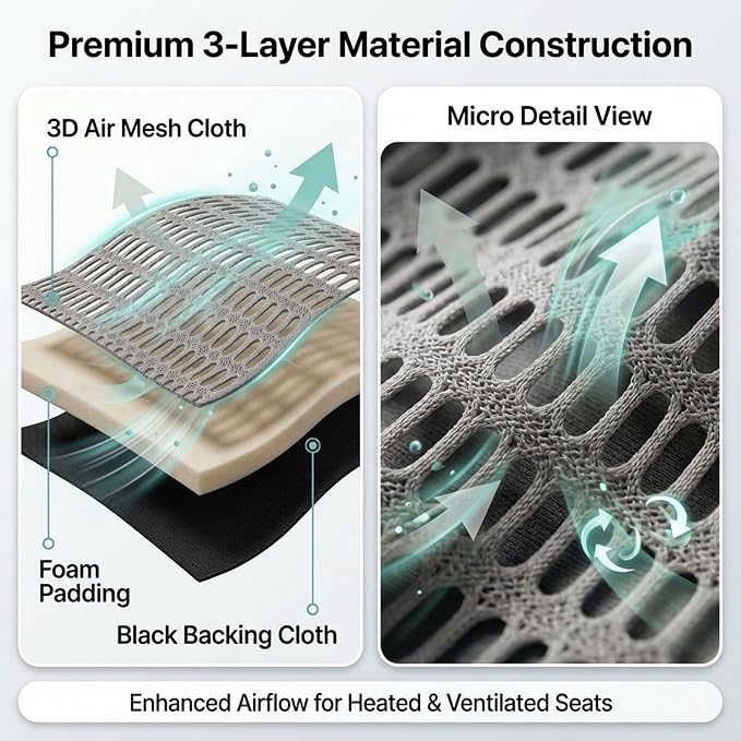 Universal Seat Covers — Front Seat — Gray