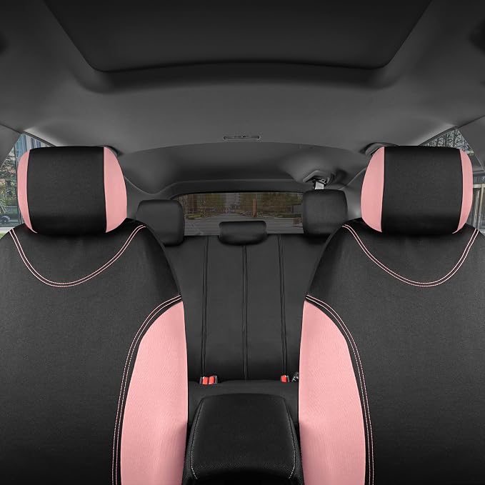 Car Seat Covers — Full Set — Pink
