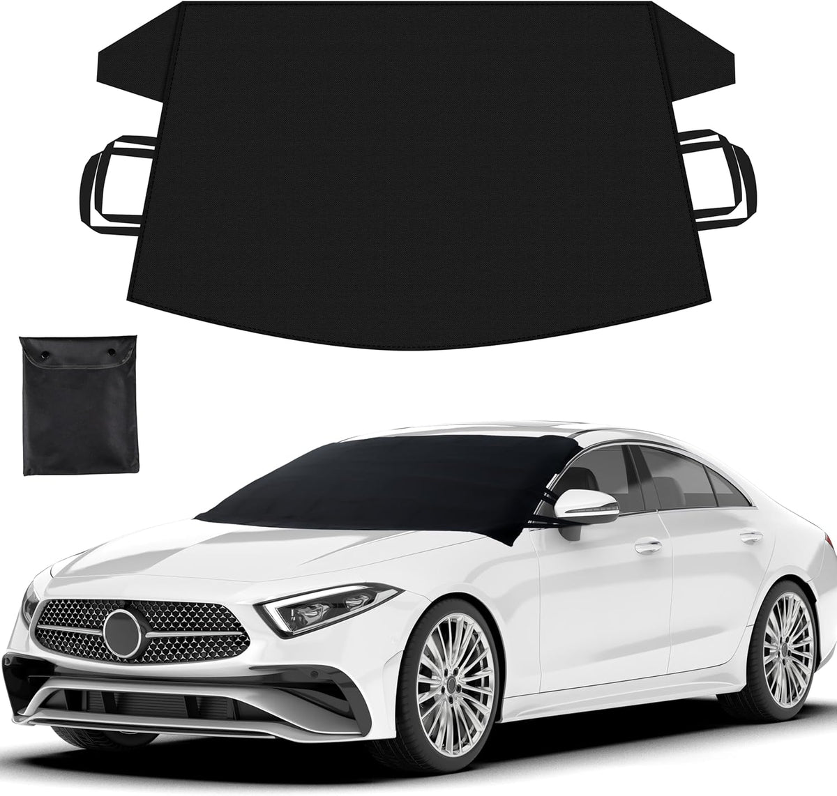 WinterShield Heavy-Duty Car Windshield Cover - 600D Oxford Snow & Ice Protector Medium 81hqTidzpYL._AC_SL1500