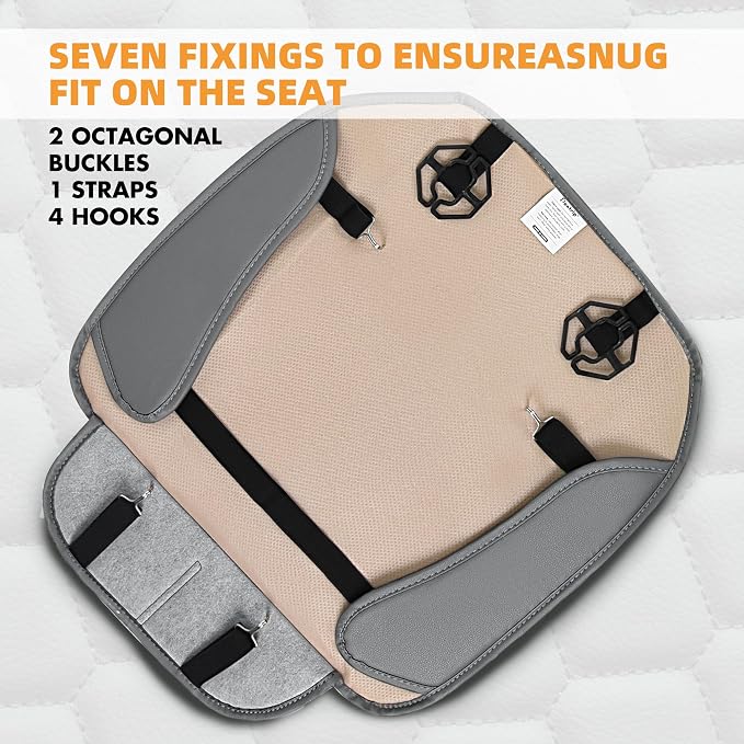 Car Seat Covers — Front Seat — Gray