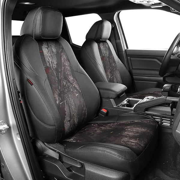 Faux Leather Seat Covers for Toyota Tacoma — Full Set — Black