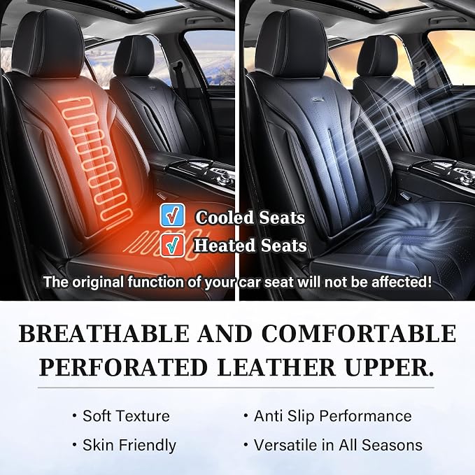 Universal Seat Covers — Full Set — Black