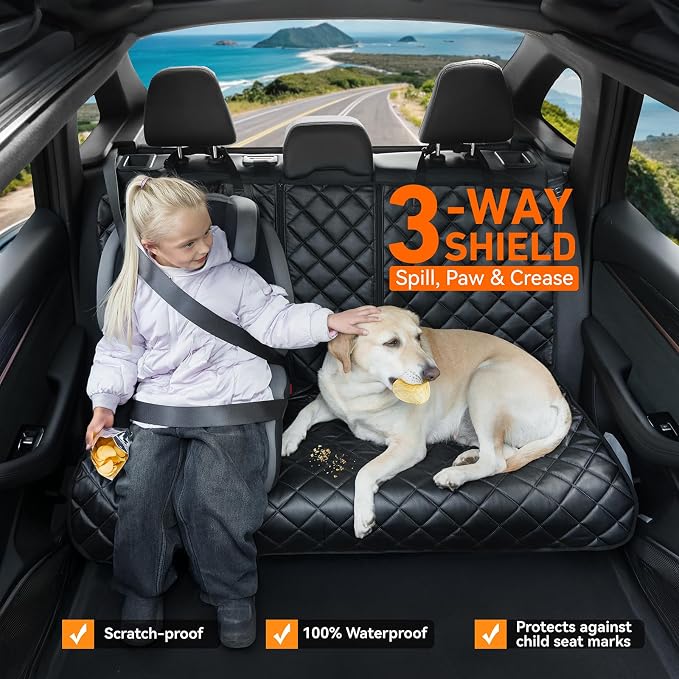 Pet Car Seat Protector — Black