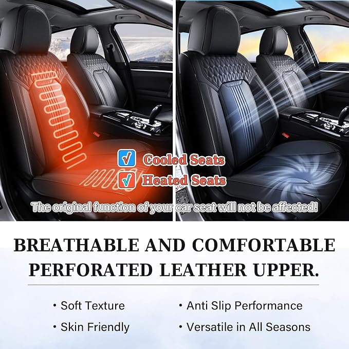 Universal Seat Covers — Full Set — Black