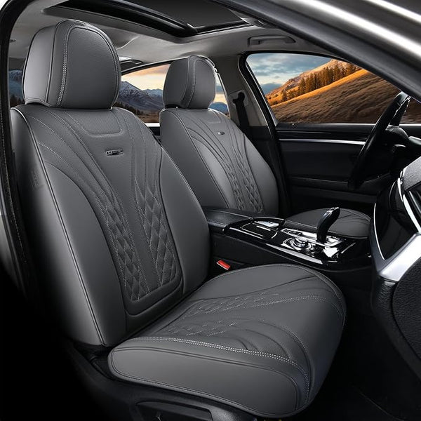 Universal Seat Covers — Front Seat — Gray