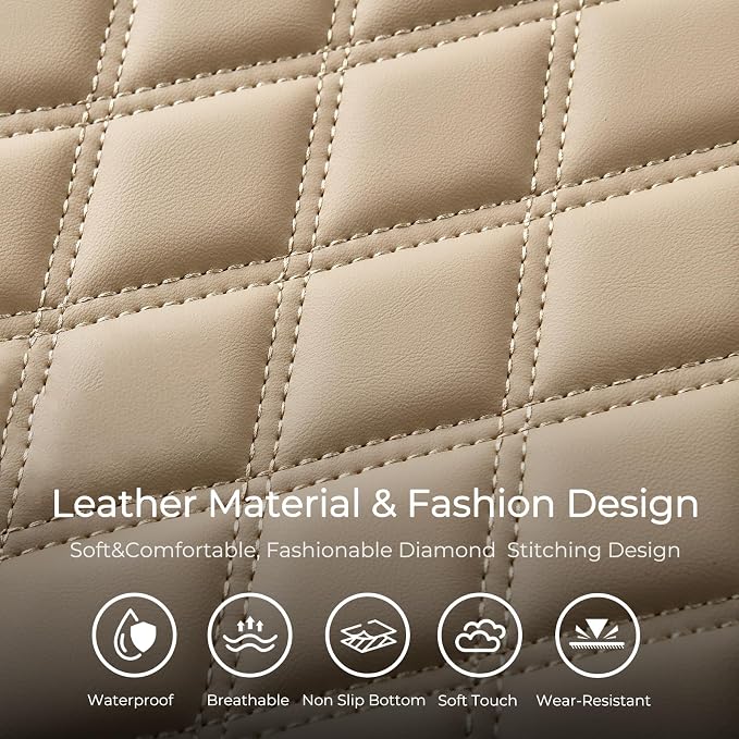 Universal Seat Covers — Full Set — Beige