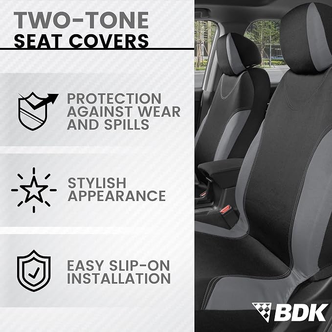 Car Seat Covers — Full Set — Gray