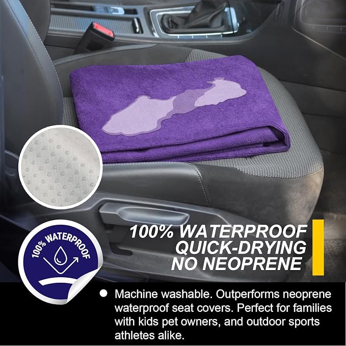 Pet Car Seat Protector — Purple