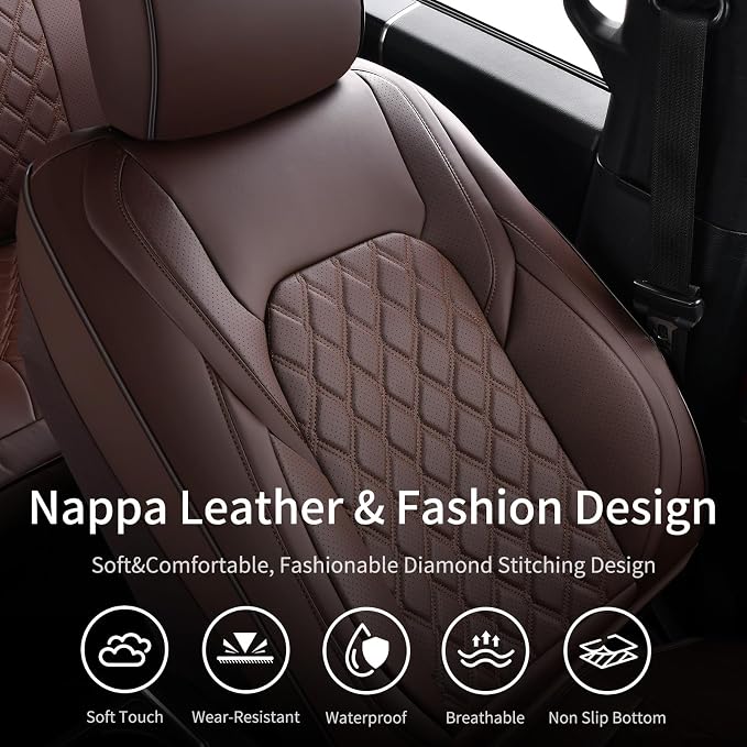 Seat Covers for Chevrolet Silverado / GMC Sierra — Coffee
