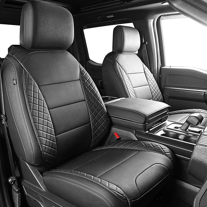 Seat Covers for Multiple Vehicles — Full Set — Black