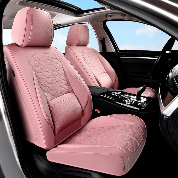 Universal Seat Covers — Front Seat — Pink