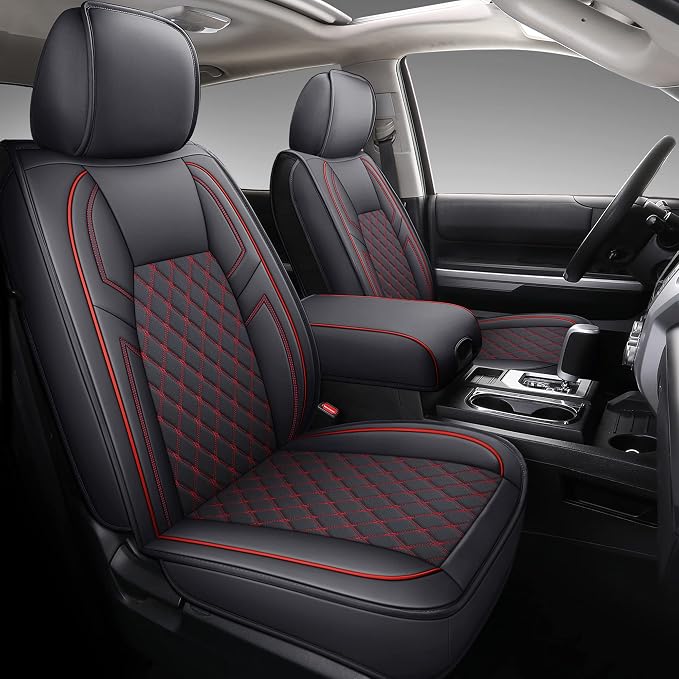 Seat Covers for Toyota Tundra — Full Set — Red