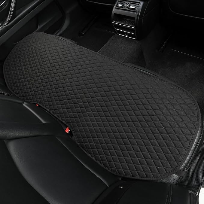 Universal Fabric Seat Covers — Front Seat — Black