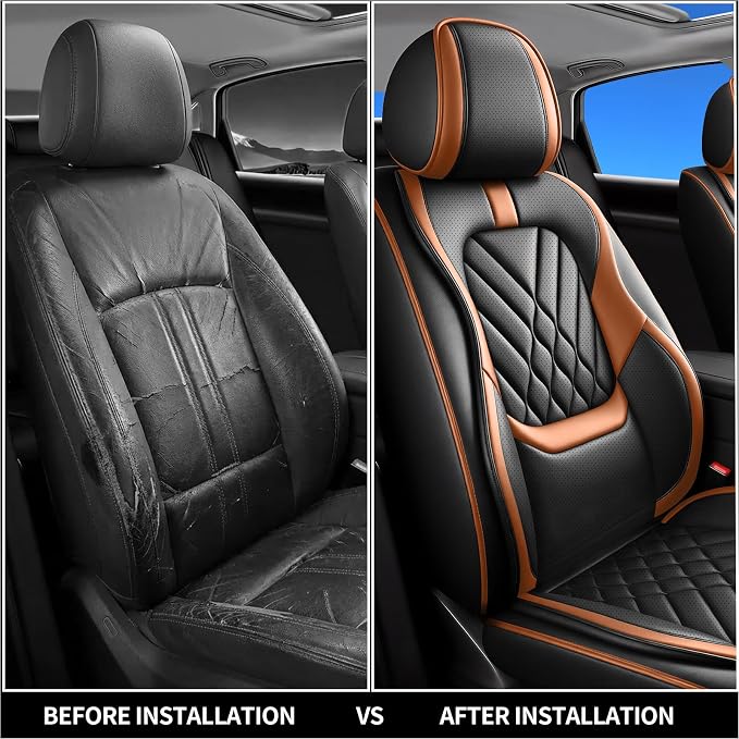 Seat Covers for Nissan Ariya — Full Set — Brown