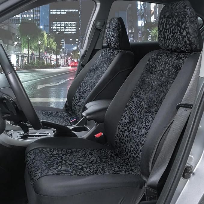 Car Seat Covers — Front Seat — Black