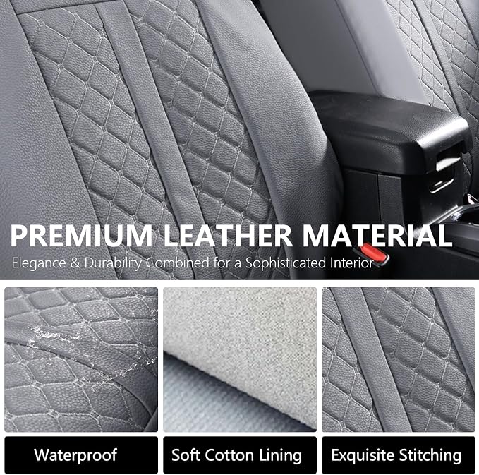 Seat Covers for Toyota Tacoma — Front Seat — Gray