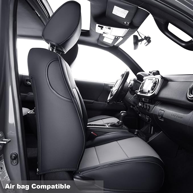Seat Covers for Toyota Tacoma — Front Seat — Gray