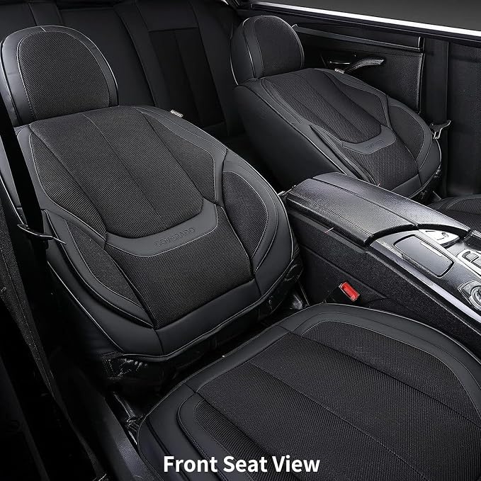 Universal Seat Covers — Front Seat — Black