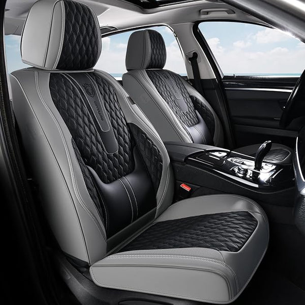 Universal Seat Covers — Front Seat — Black / Gray