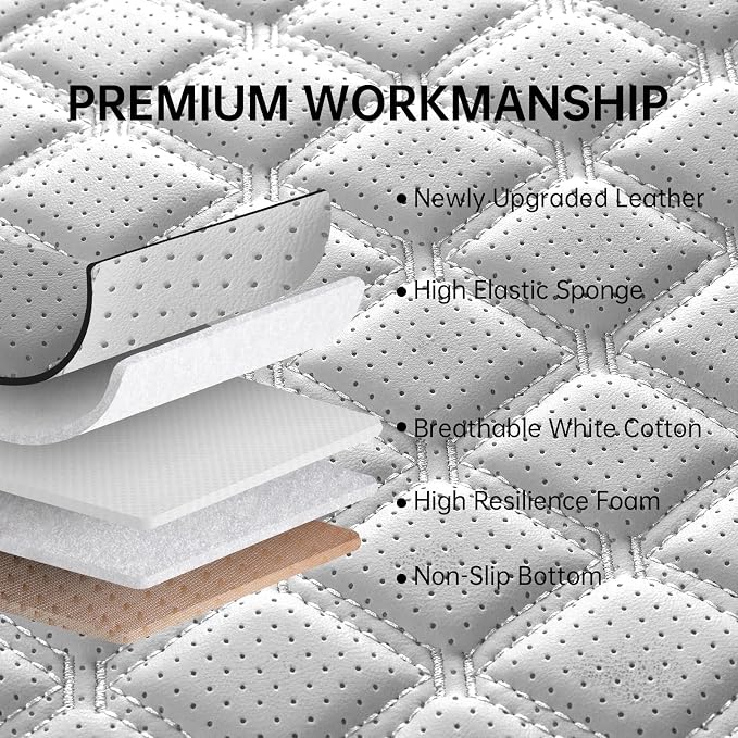 Universal Seat Covers — Front Seat — Black / White