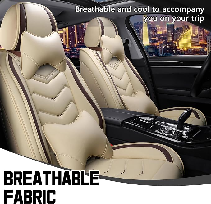 Seat Covers for Honda Civic — Beige