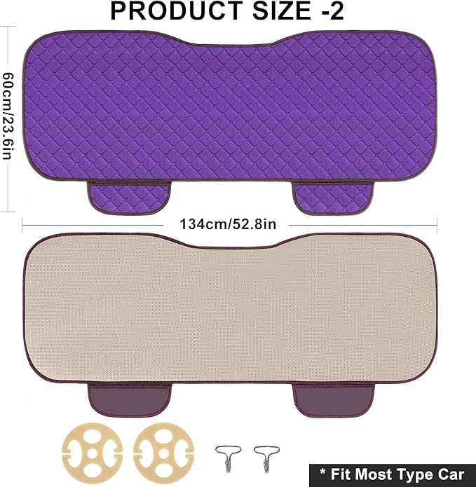 Universal Seat Covers — Front Seat — Purple