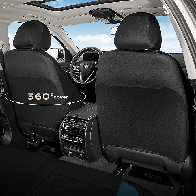 Universal Fabric Seat Covers — Full Set