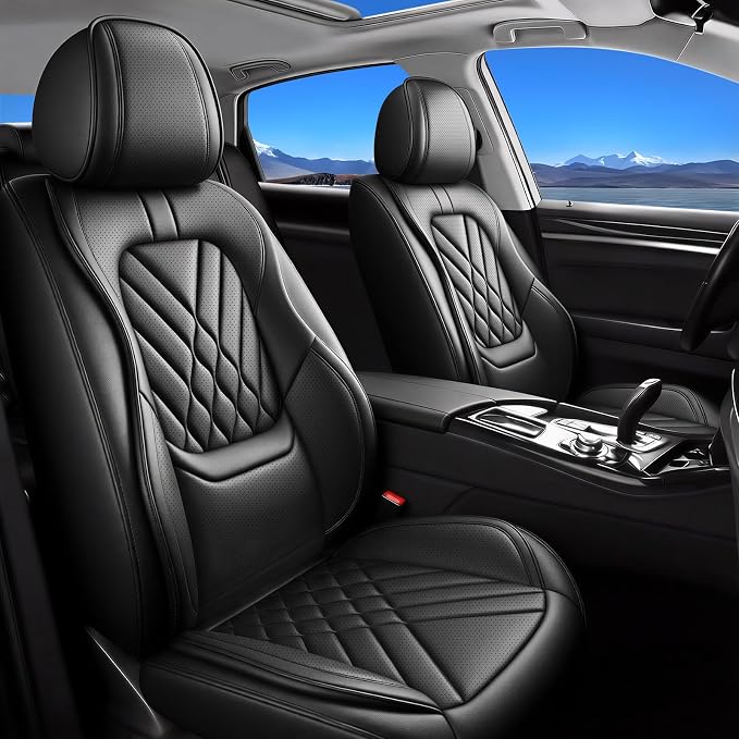 Seat Covers for Nissan Rogue — Front Seat — Black